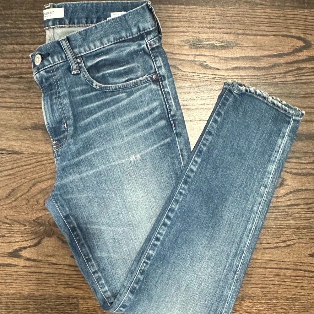 Moussy Faded Blue Skinny Jeans